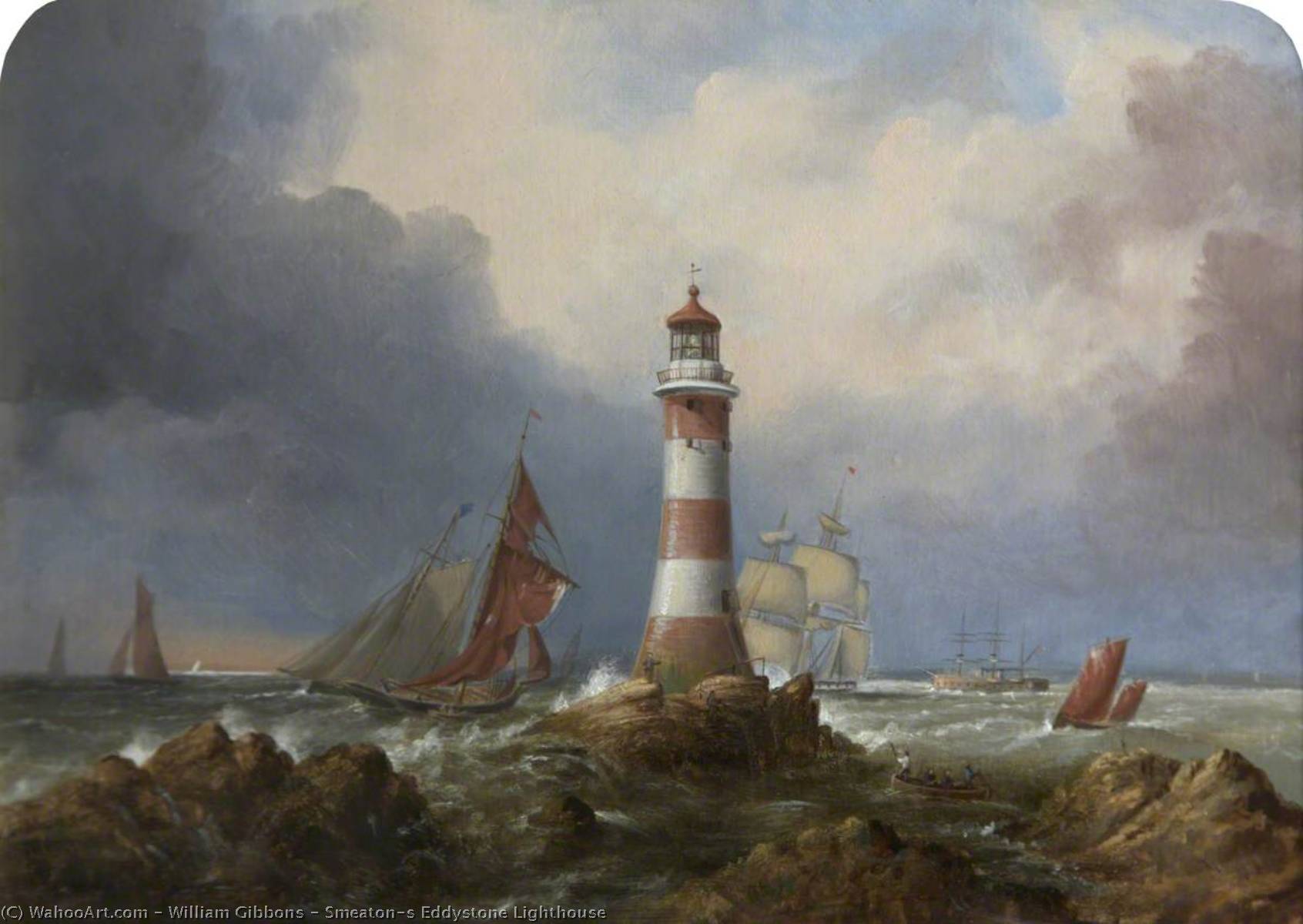 Smeaton's Eddystone Lighthouse — William Gibbons