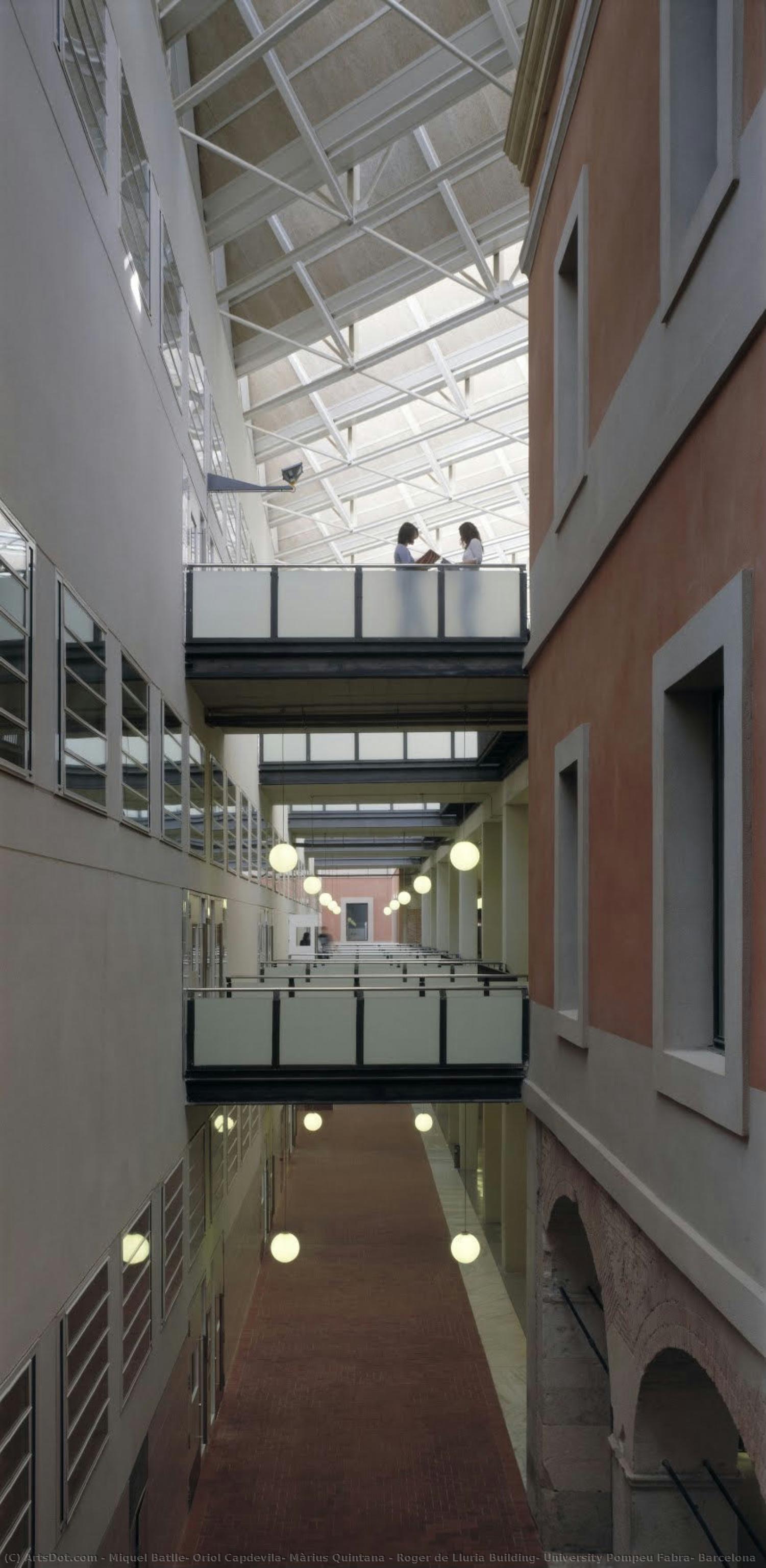 Roger De Lluria Building, University Pompeu Fabra, Barcelona — Miquel Batlle, Oriol Capdevila, Màrius Quintana