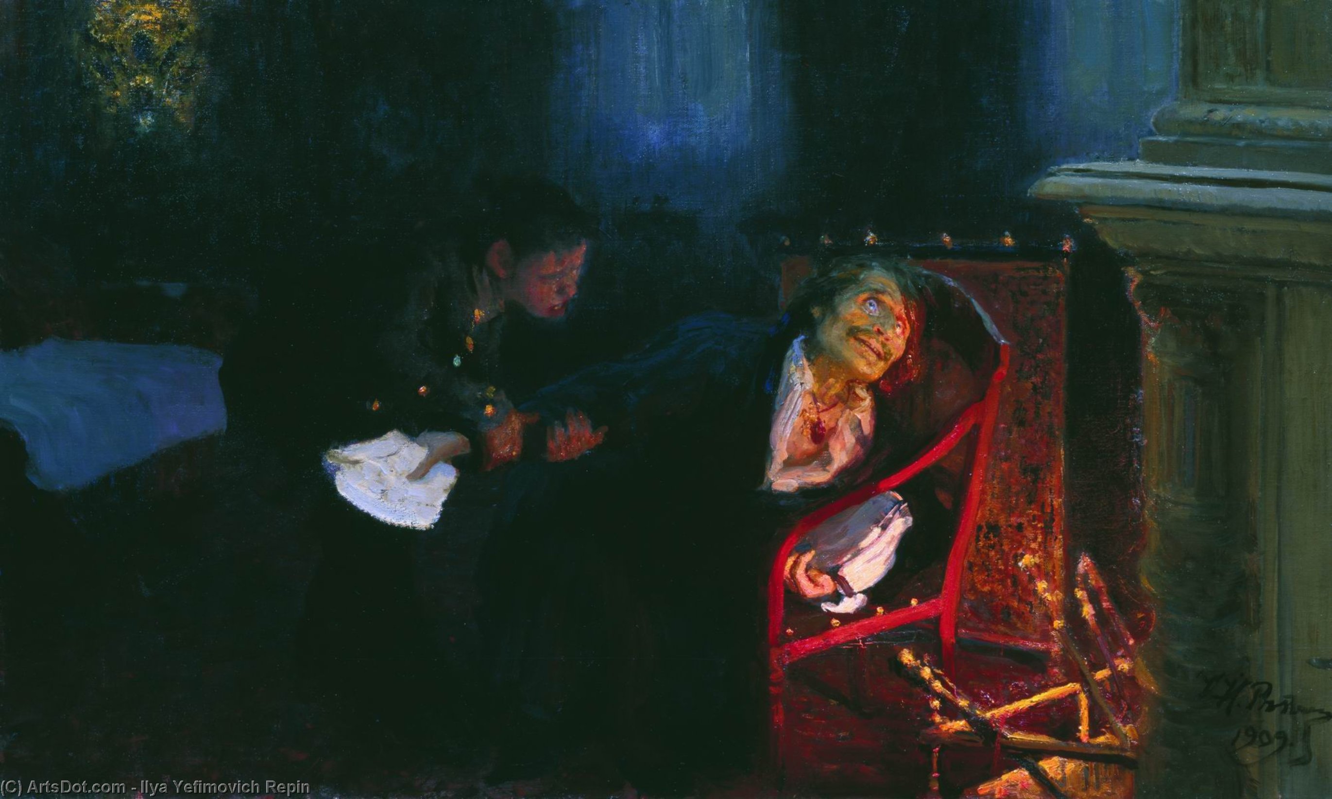 The Self Immolation Of Gogol — Ilya Yefimovich Repin
