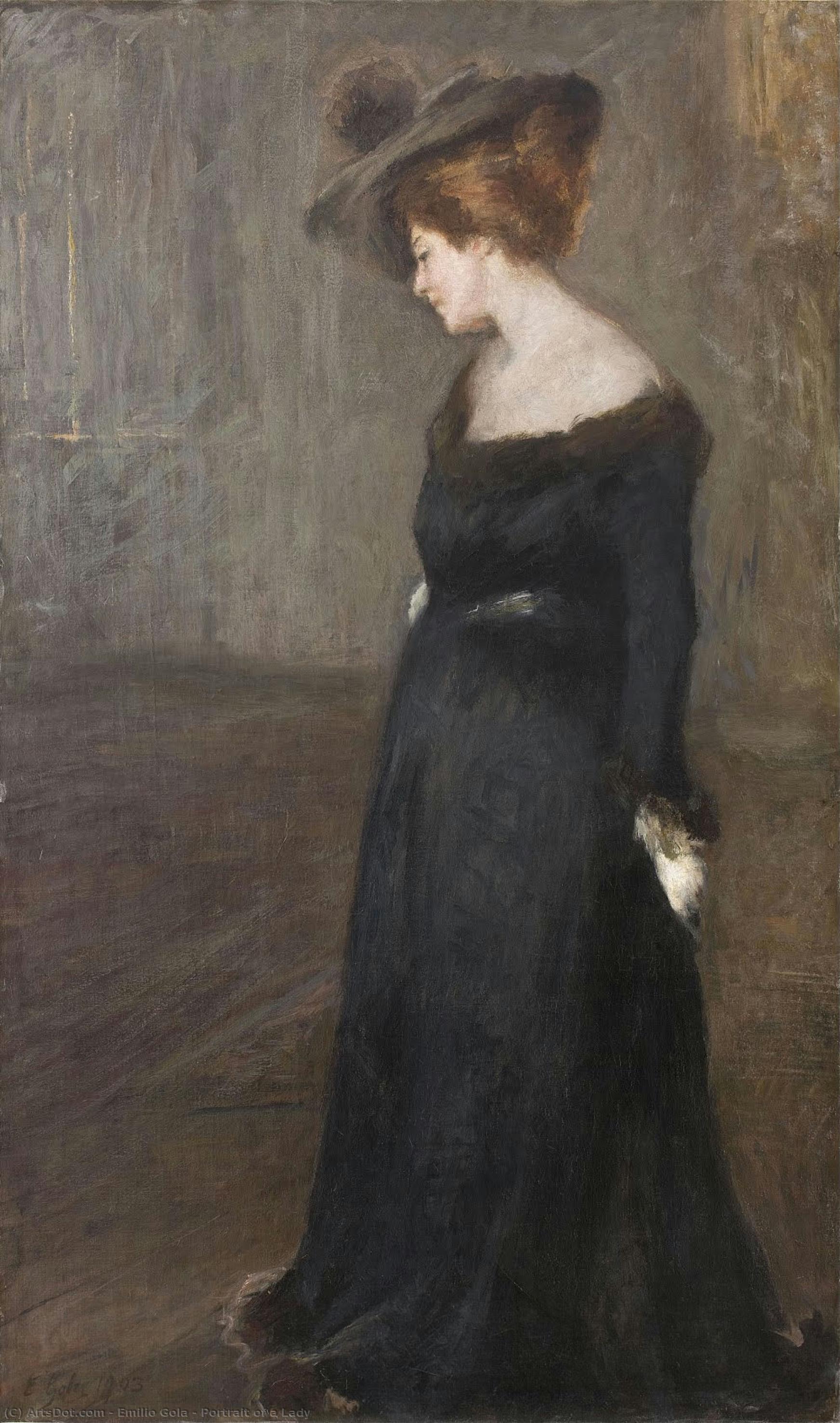 Portrait Of A Lady — Emilio Gola
