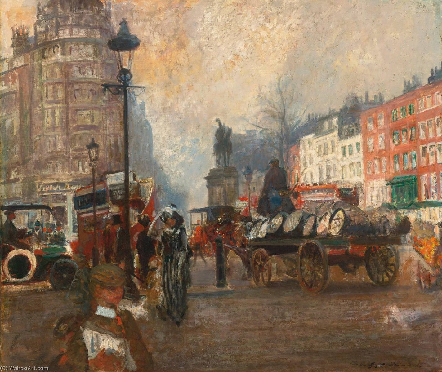 Knightsbridge Seen From Sloane Street, December 1913 — Jacques-émile Blanche