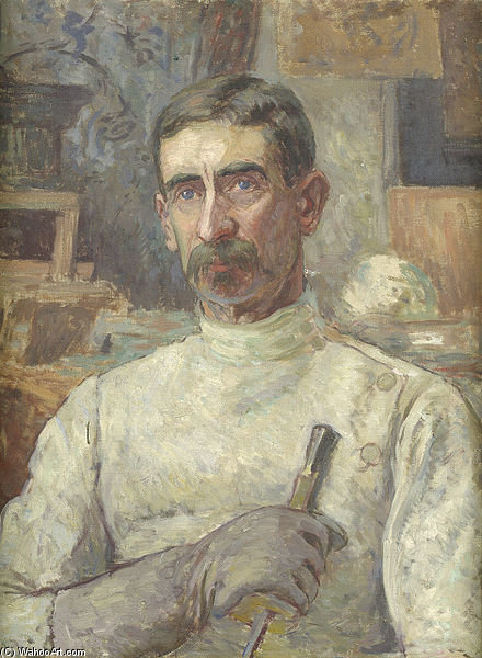 Portrait Of The Sculptor Georges Lacombe — Georges Lacombe