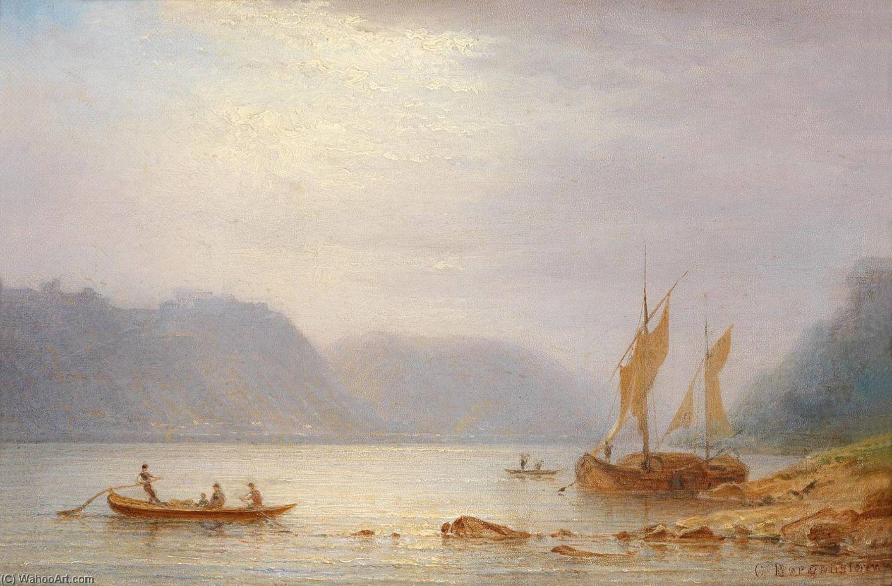 Midday Sun At St.goarshausen — Carl Morgenstern