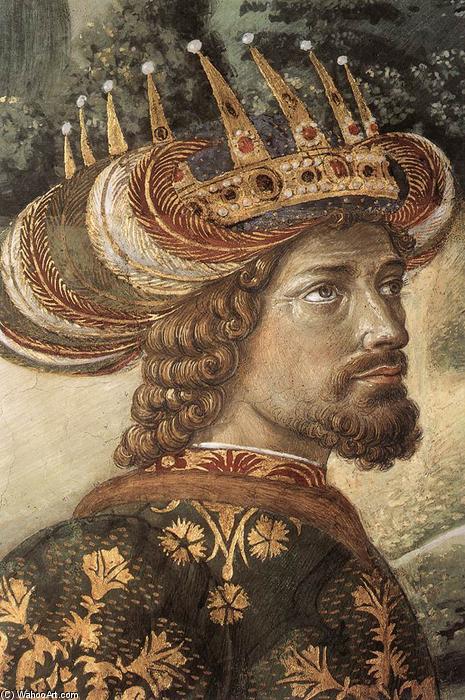 Procession Of The Middle King (detail) — Benozzo Gozzoli