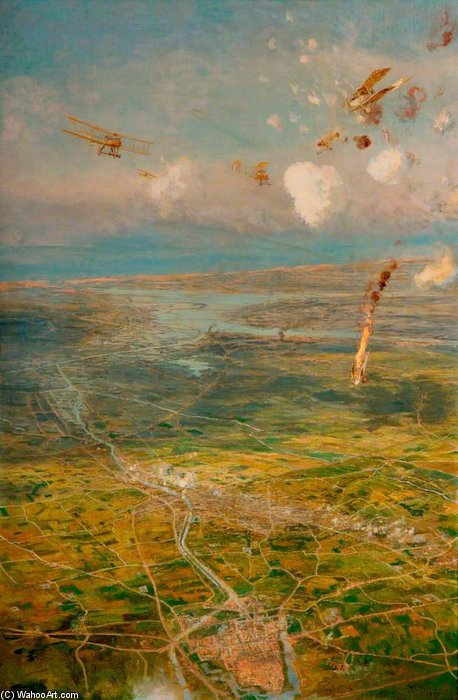 Aerial View Of The Western Front — William Lionel Wyllie