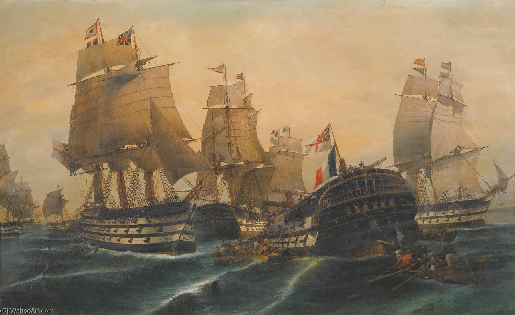 The Battle Of Trafalgar — Konstantinos Volanakis