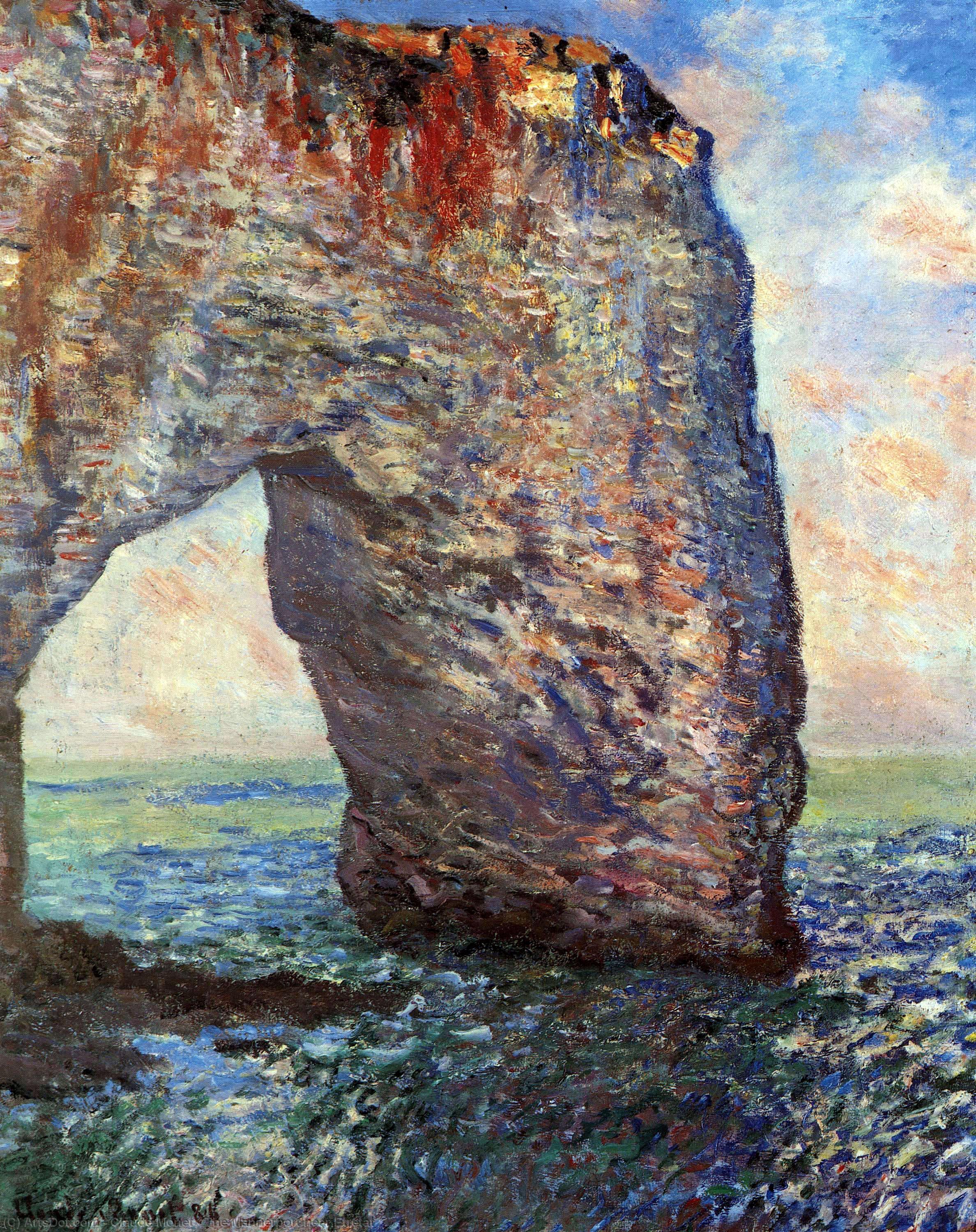 The Mannerport Near Etretat — クロード・モネ