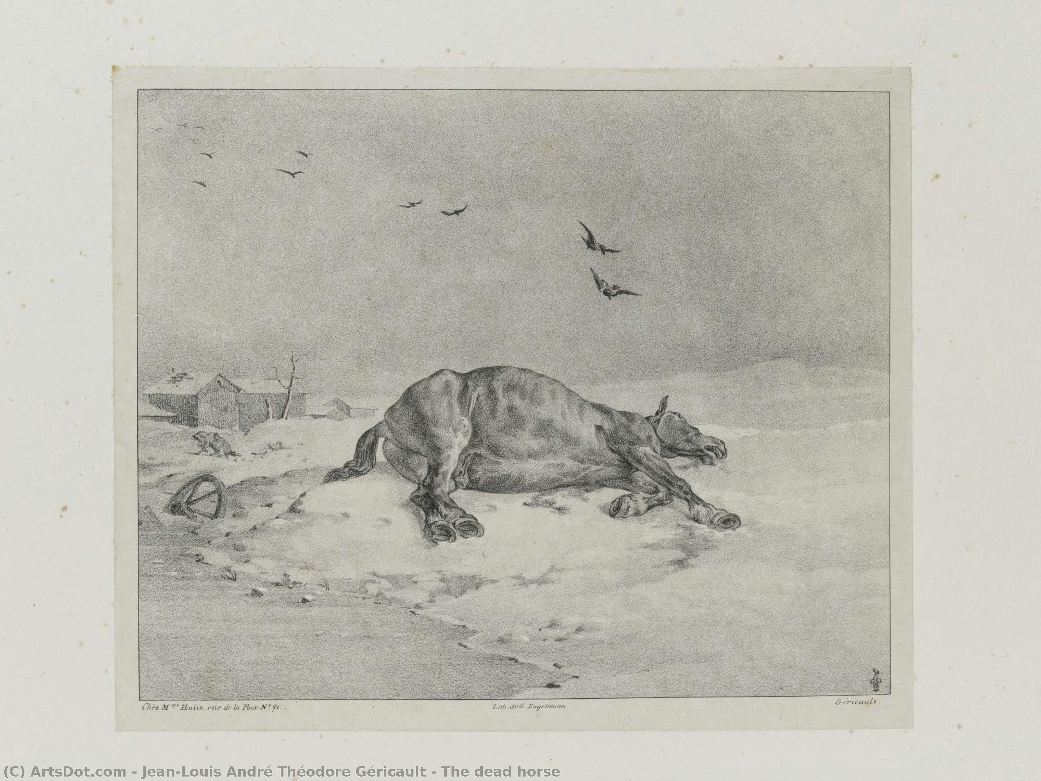The Dead Horse — Théodore Géricault