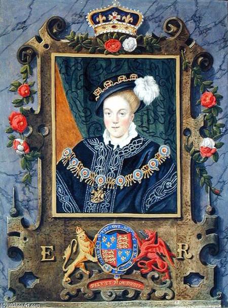Portrait Of Edward Vi King Of England, Aged About 14 From 'memoirs Of The Court Of Queen E — Sarah Countess Of Essex