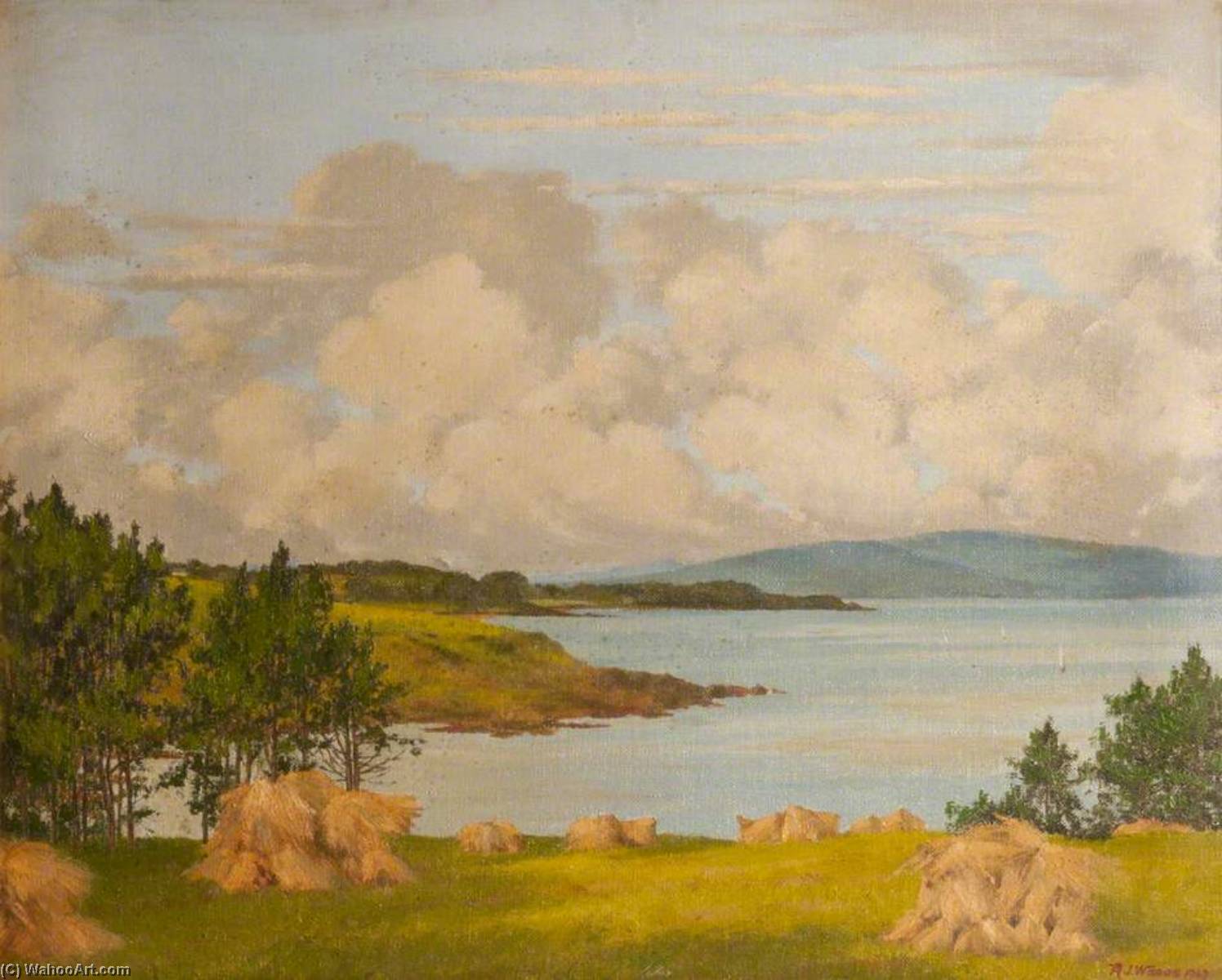 Belfast Lough From Thalassa, Bangor, County Down — Robert John Woods