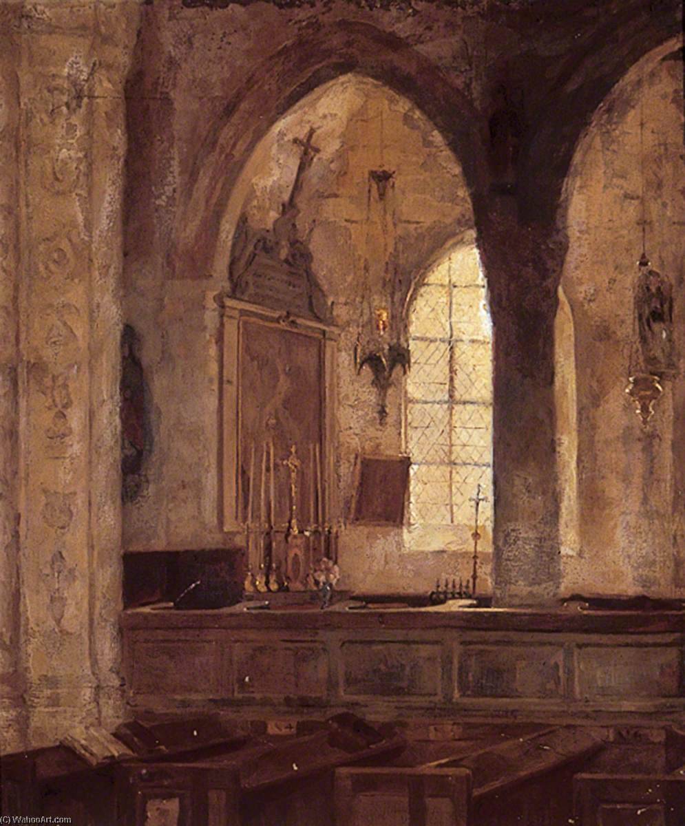 Interior Of The Church At Veules Les Roses, Normandy, France — Milly Childers