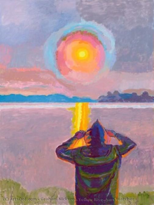 Yellow Rise: Sun Watcher — Graham Nickson