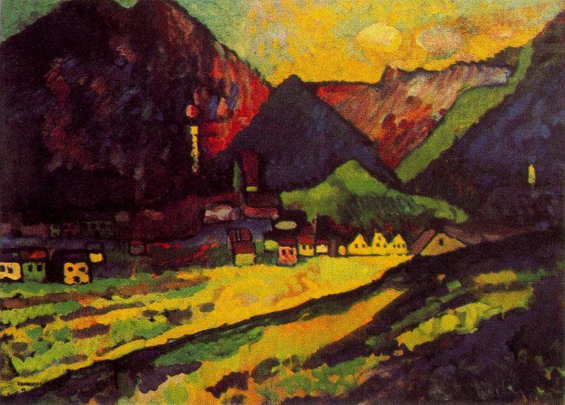 Paisaje De Murnau — Wassily Wassilyevich Kandinsky