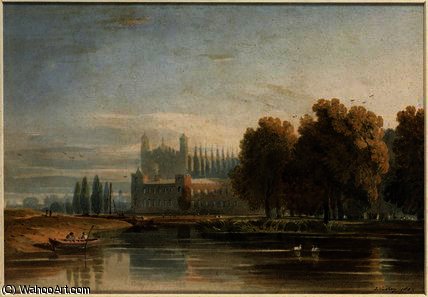 View Of Eton College — John Varley I (the Older)