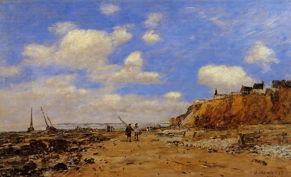 Shoreline With Rising Tide, October — Eugène Louis Boudin