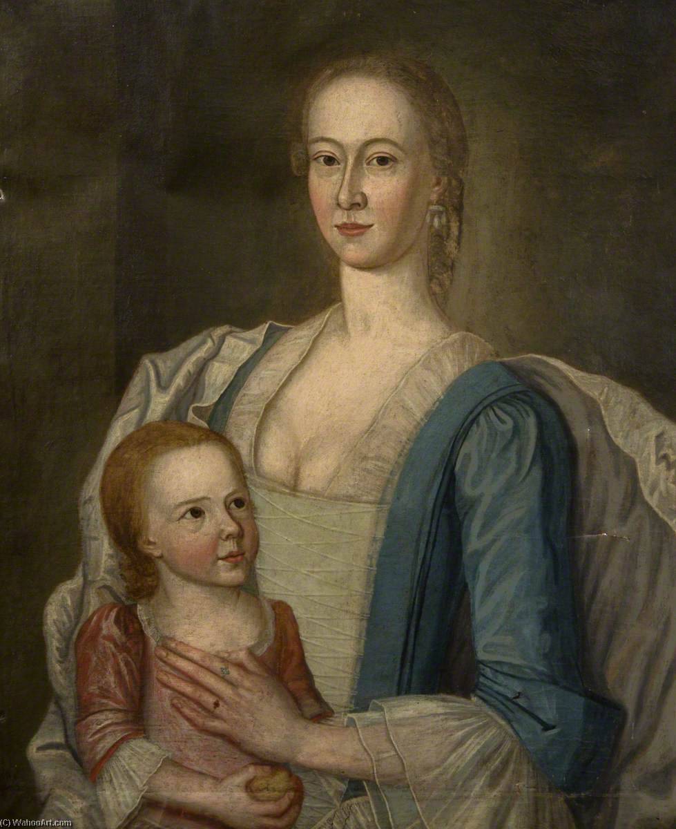 Portrait Of A Woman And Child — Cosmo Alexander