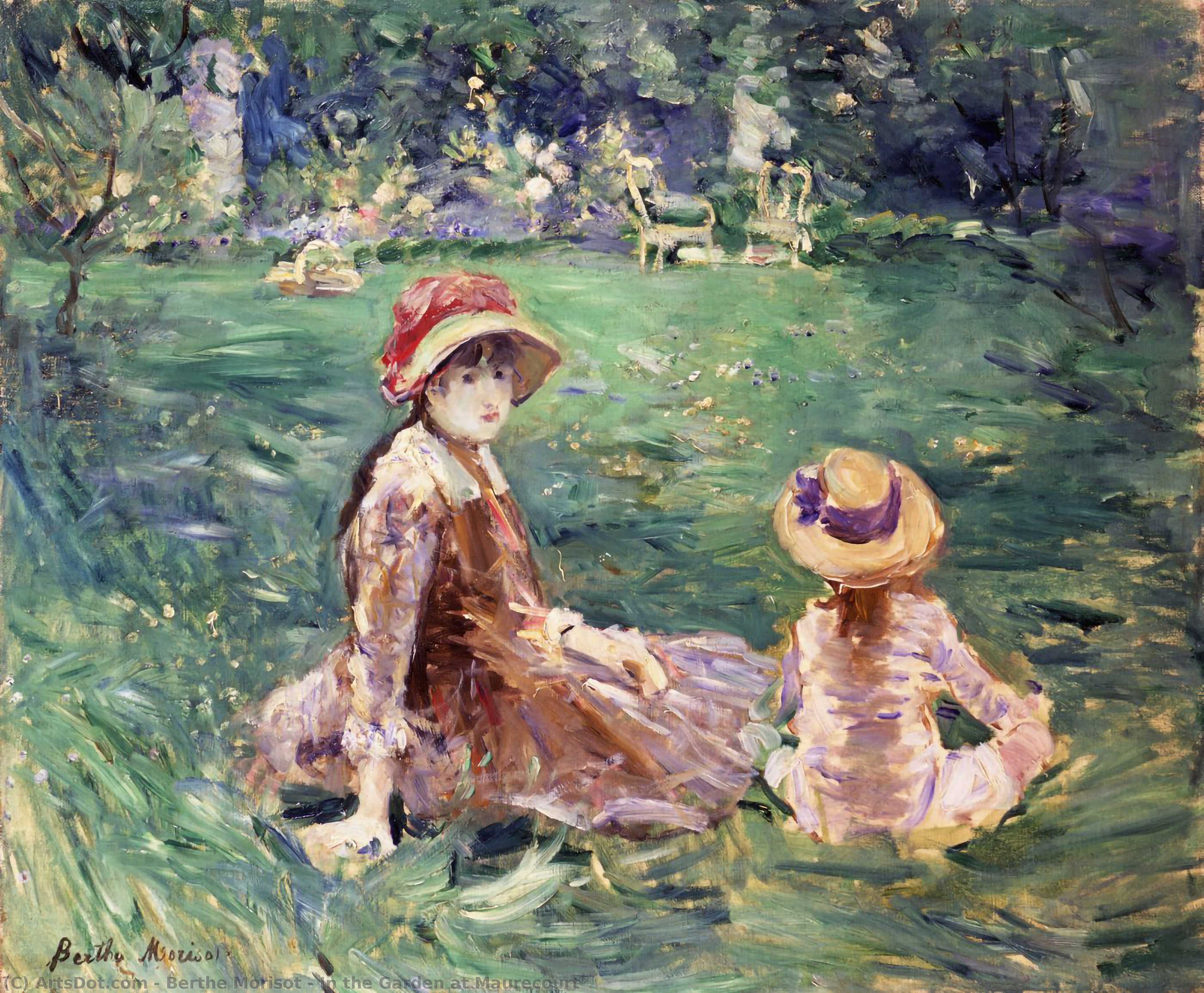 En El Jardín De Maurecourt — Berthe Morisot