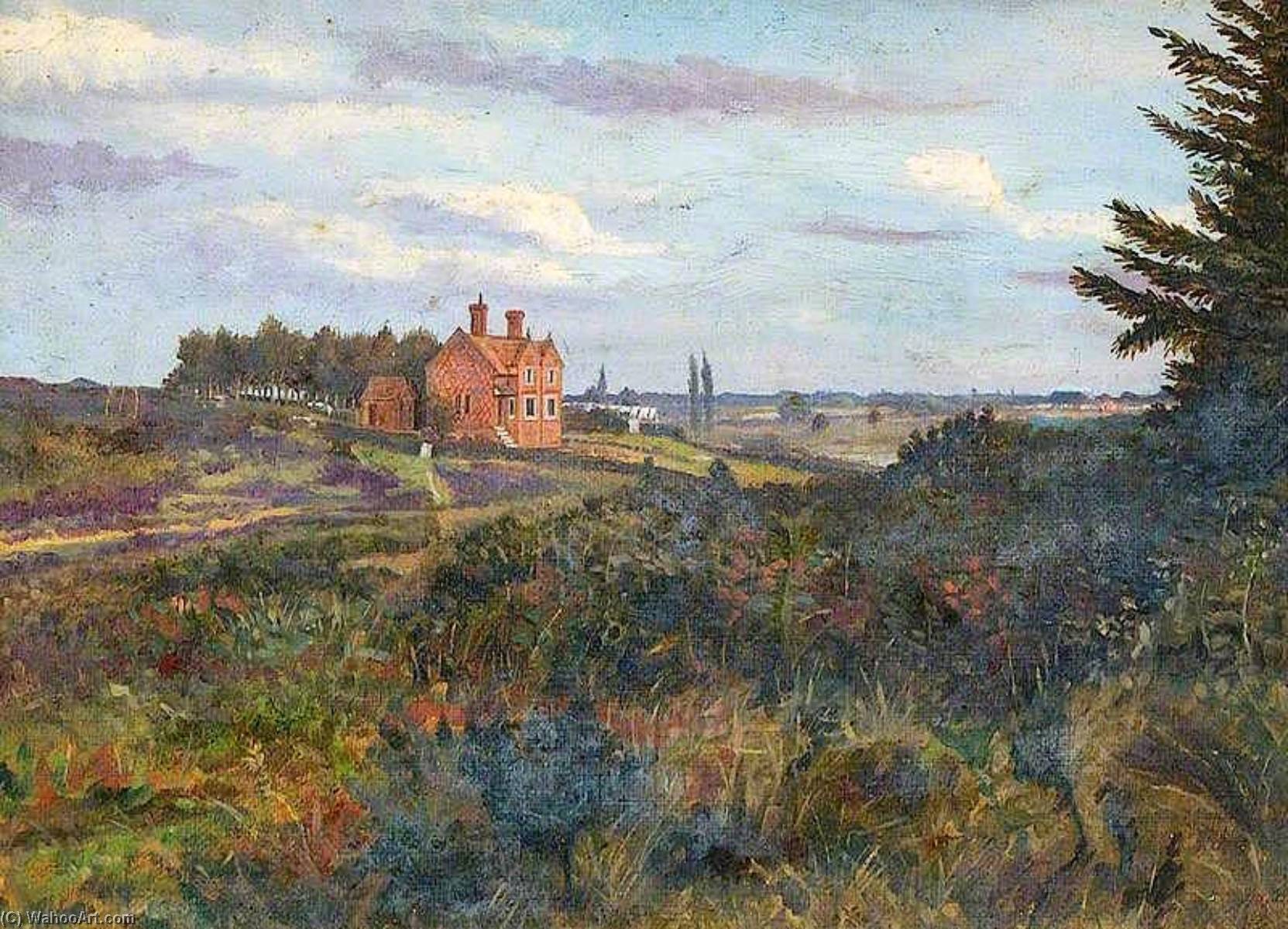 Manor House In A Landscape — Frederick Davy