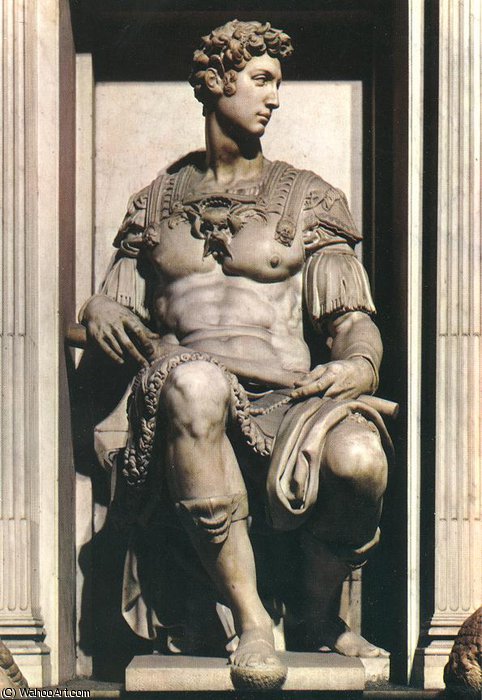 Das Grab Giuliano De' Medici (detail) — Michelangelo Buonarroti