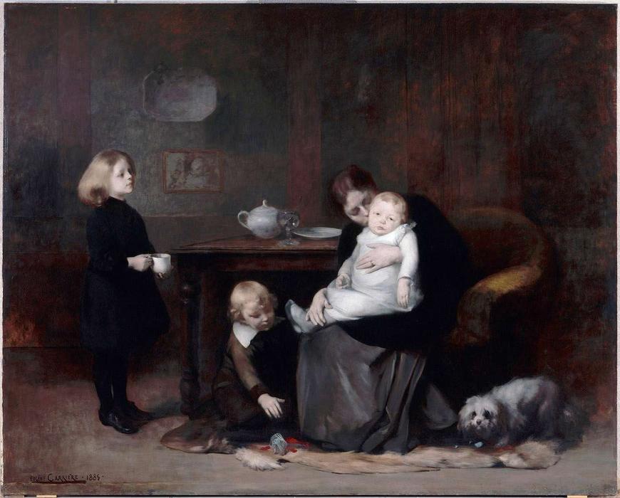 L'enfant Malade — Eugène Anatole Carrière