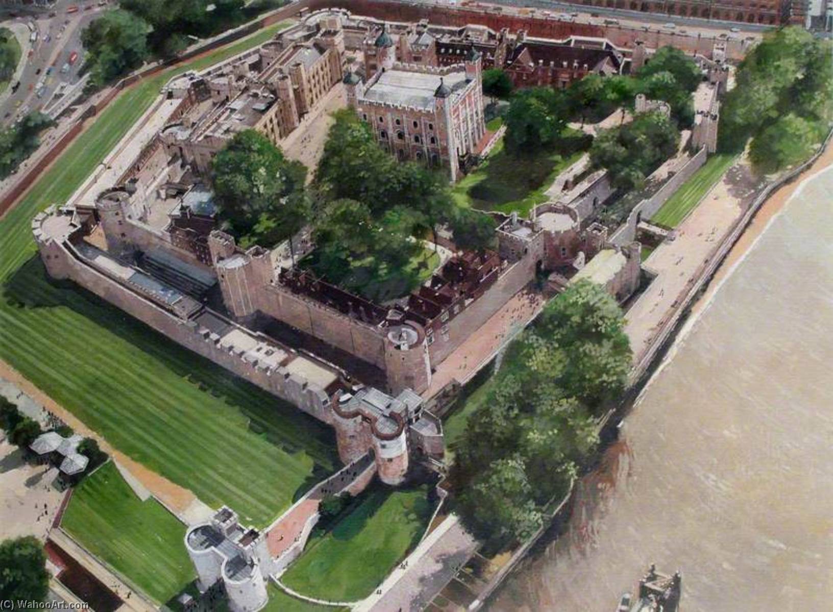 Artist's Impression Of The Tower Of London Site, 1999 — Ivan Lapper