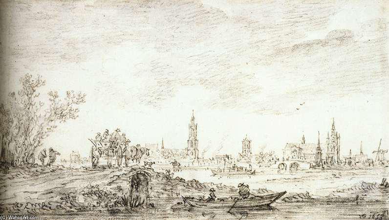 View Of Delft From The North — Jan Van Goyen