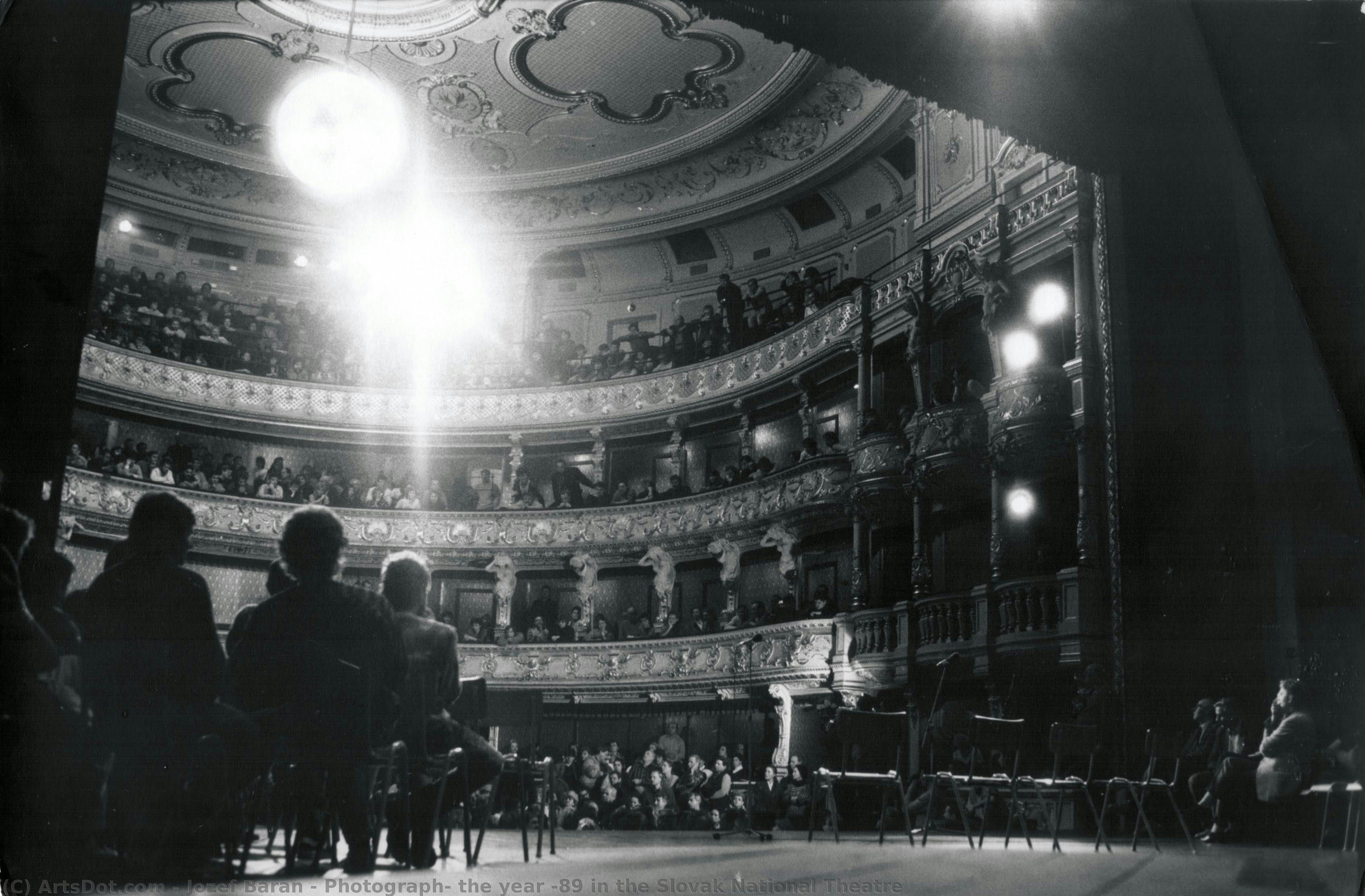 Photograph, The Year ´89 In The Slovak National Theatre — Jozef Baran