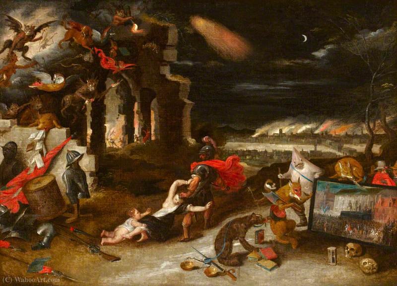 Allegory On The Consequences Of The Execution Of King Charles I — Jan The Younger Brueghel