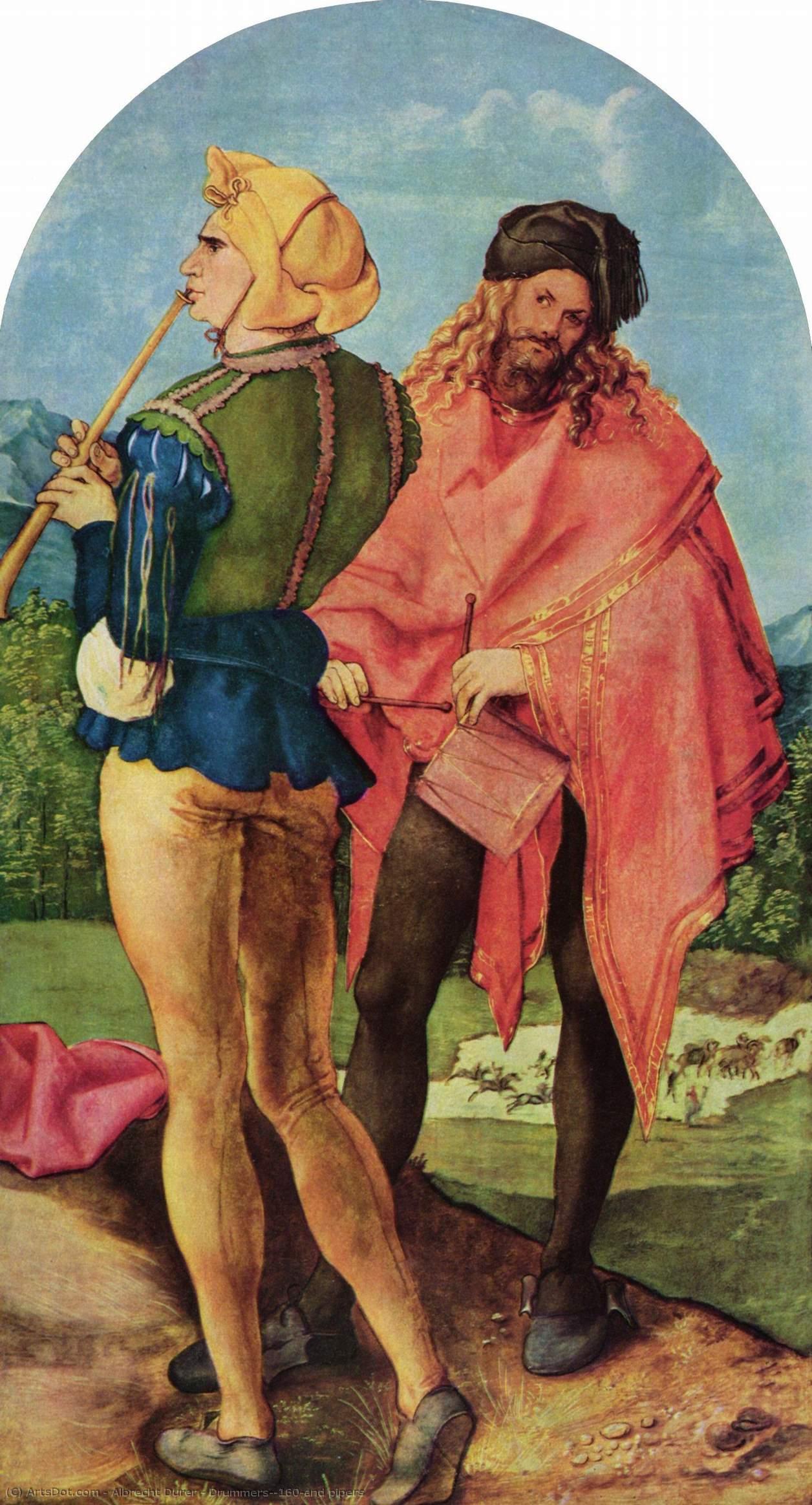 Tamborileros Y Gaiteros — Albrecht Dürer
