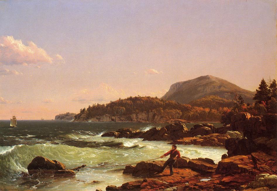 View Of Newport Mountain, Mount Desert — Frederic Edwin Church