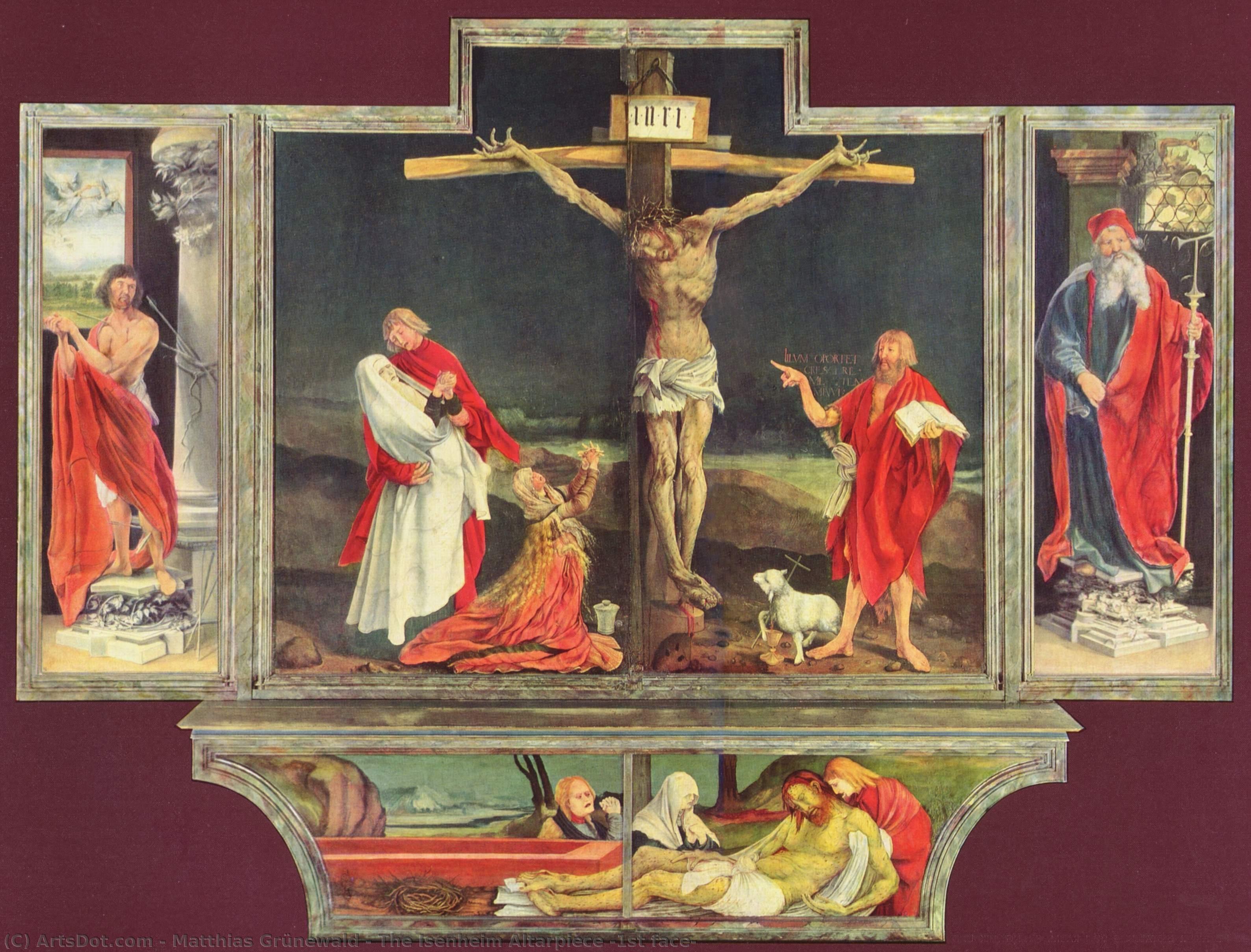 The Isenheim Altarpiece (1st Face) — Matthias Grünewald