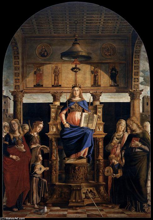St Veneranda Enthroned — Lazzaro Bastiani