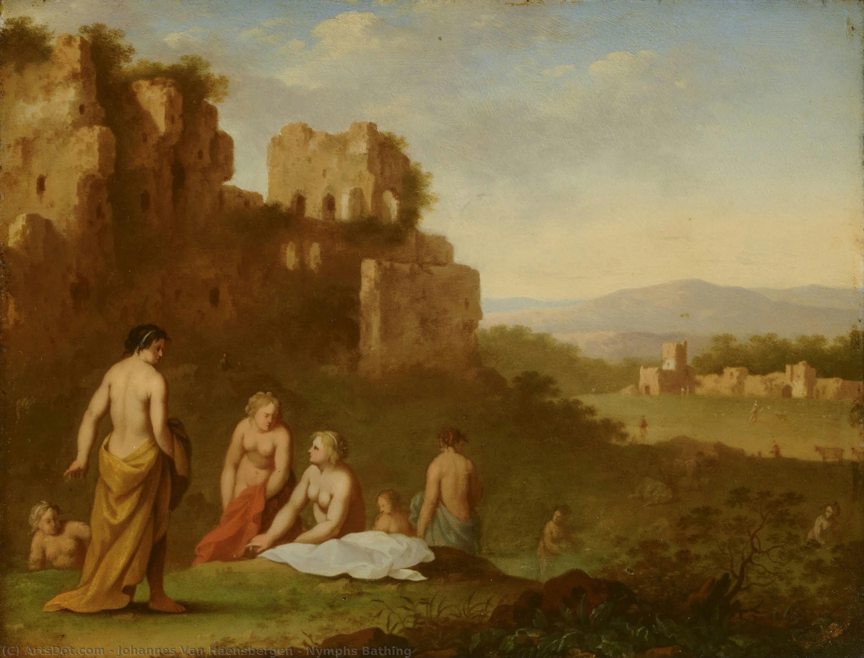 Nymphs Bathing — Johannes Van Haensbergen