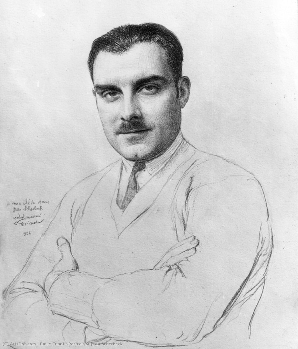Portrait Of Jean Scherbeck — Émile Friant