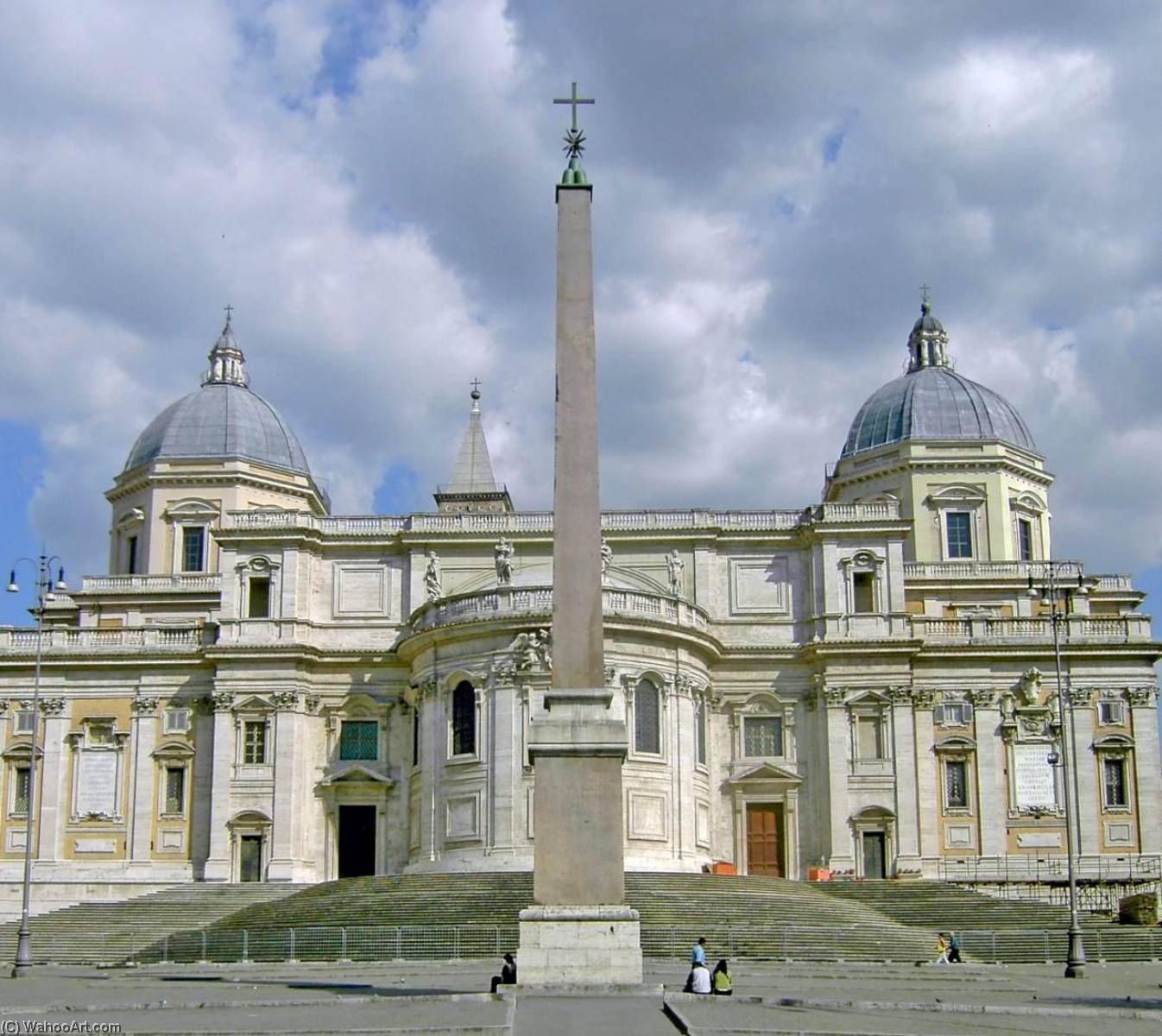 Santa Maria Maggiore Exterior View Of The Apse Area — Carlo Rainaldi