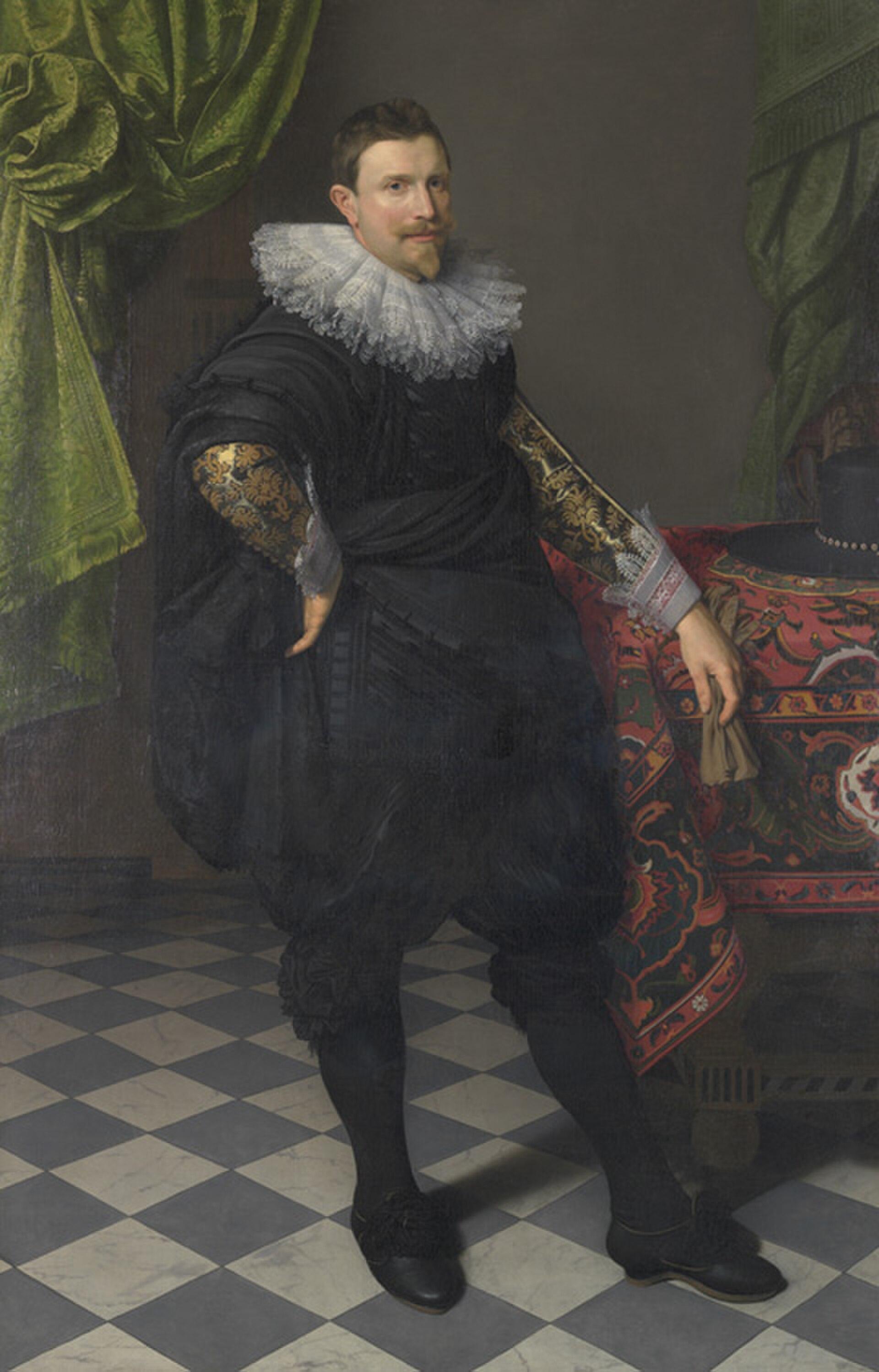 Portrait Of An Unknown Man — Nicolaes Eliaszoon Pickenoy