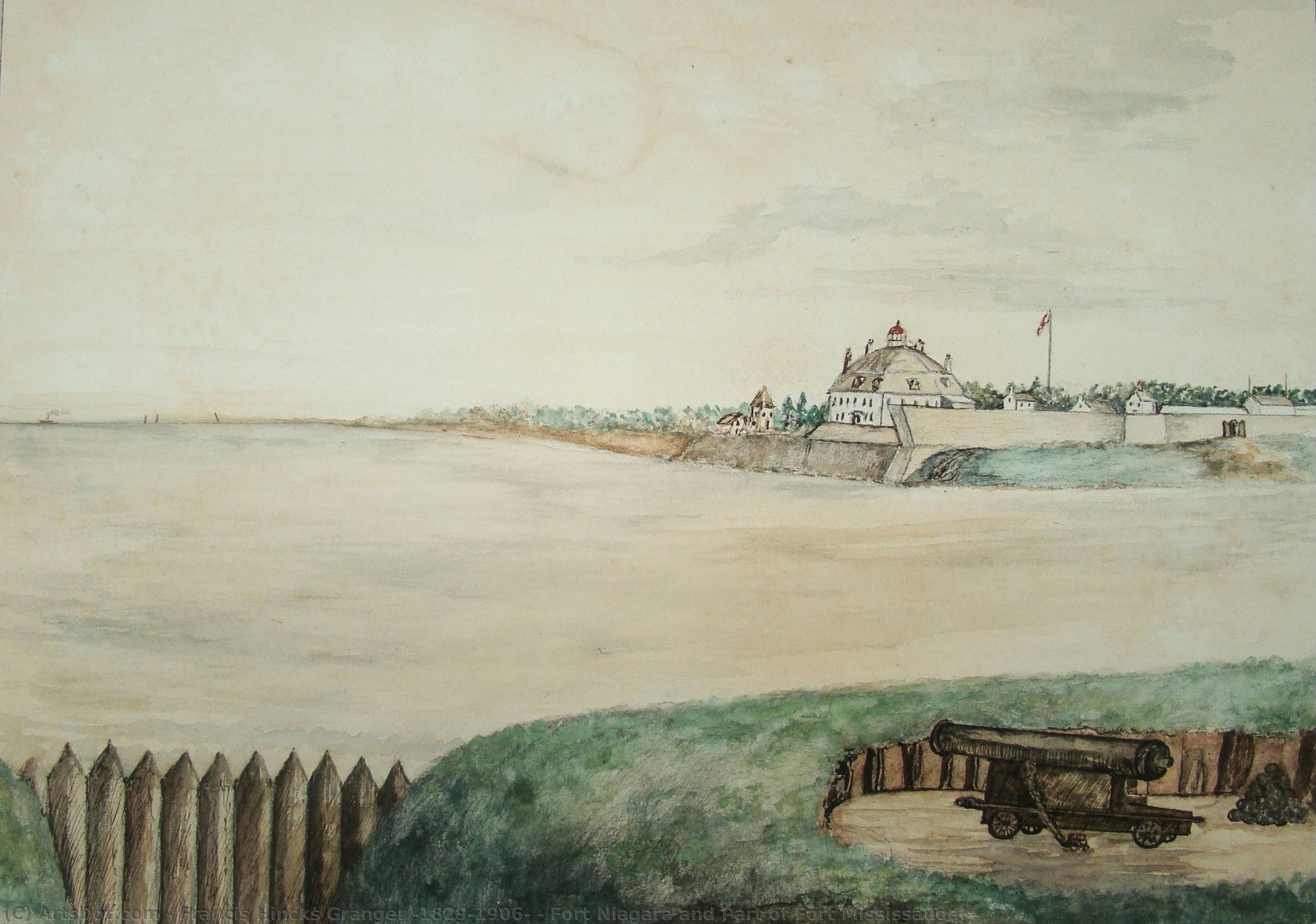 Fort Niagara And Part Of Fort Mississauga. — Francis Hincks Granger (1829-1906)