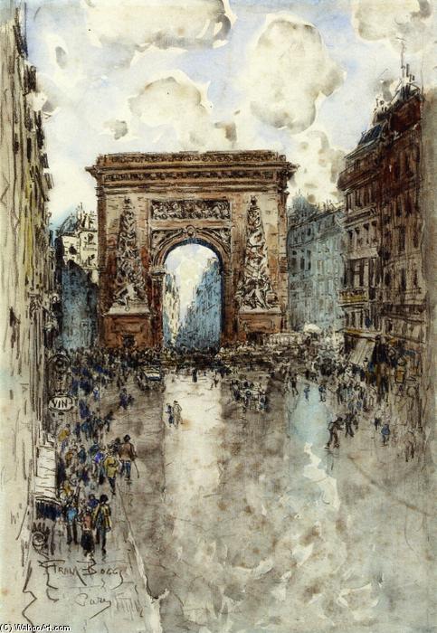 La Porte St. Denis, Paris — Frank Myers Boggs