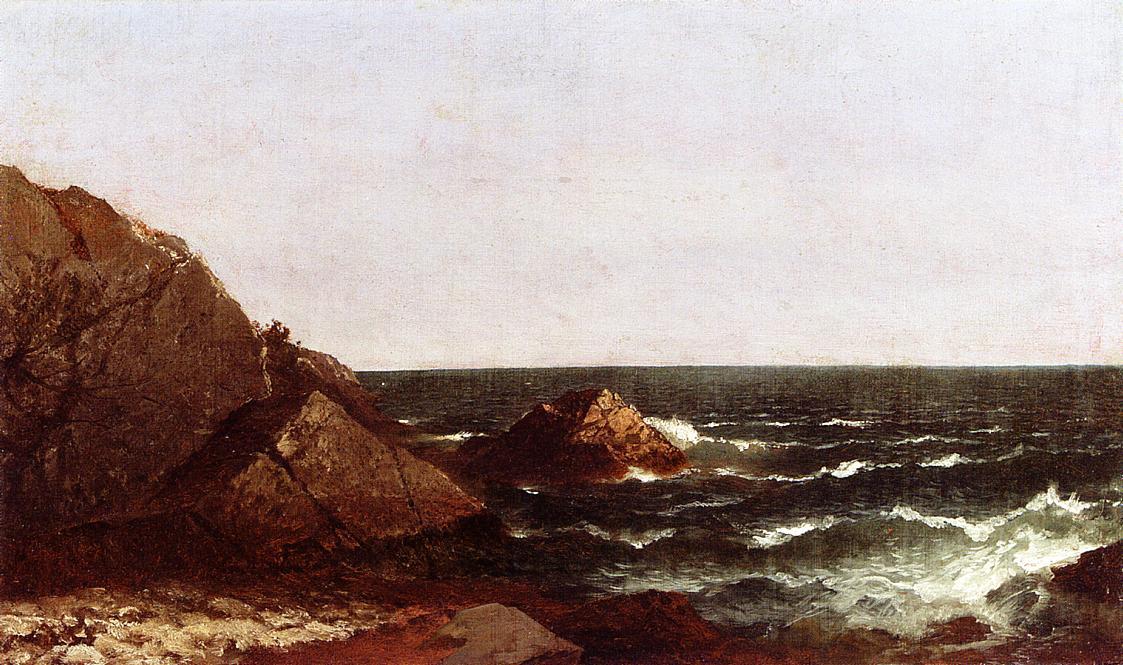 Rocks At Newport — Джон Фрэдрик Кенсетт