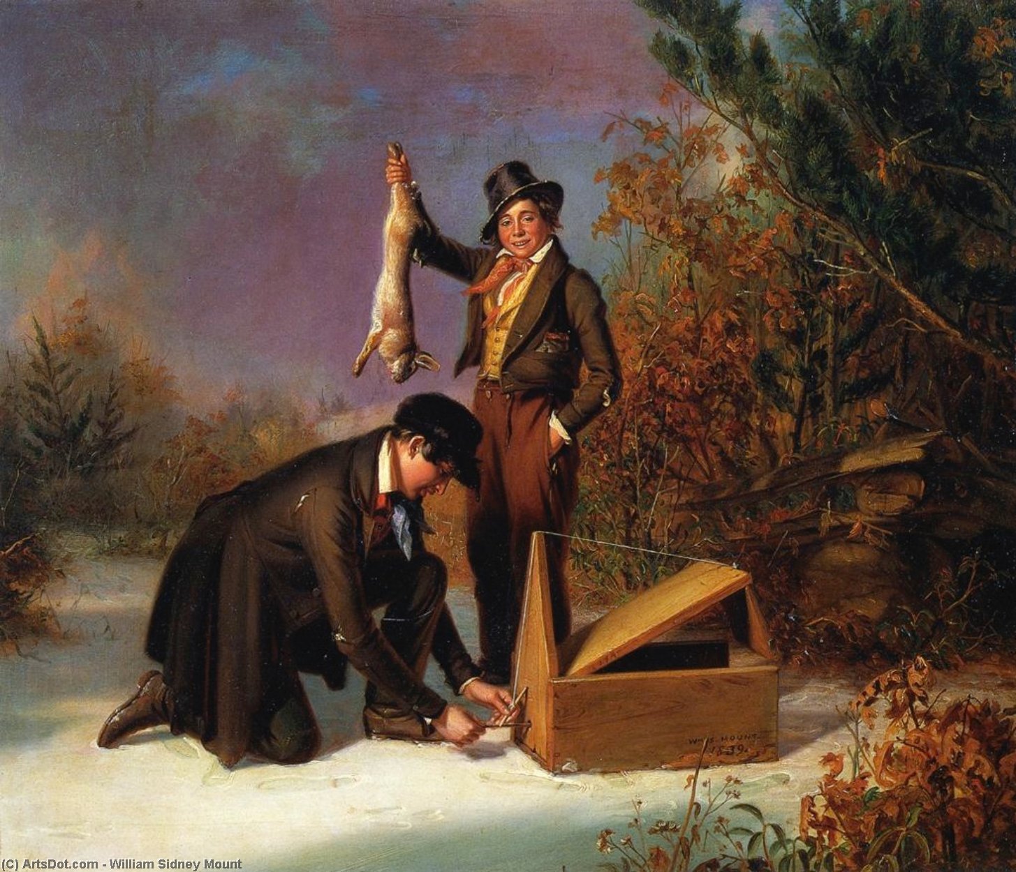 Cazando Conejos — William Sidney Mount