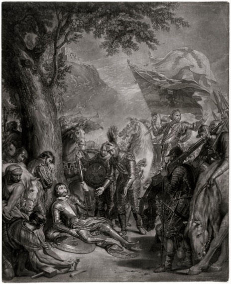 The Death Of The Chevalier Bayard 1 — Benjamin West