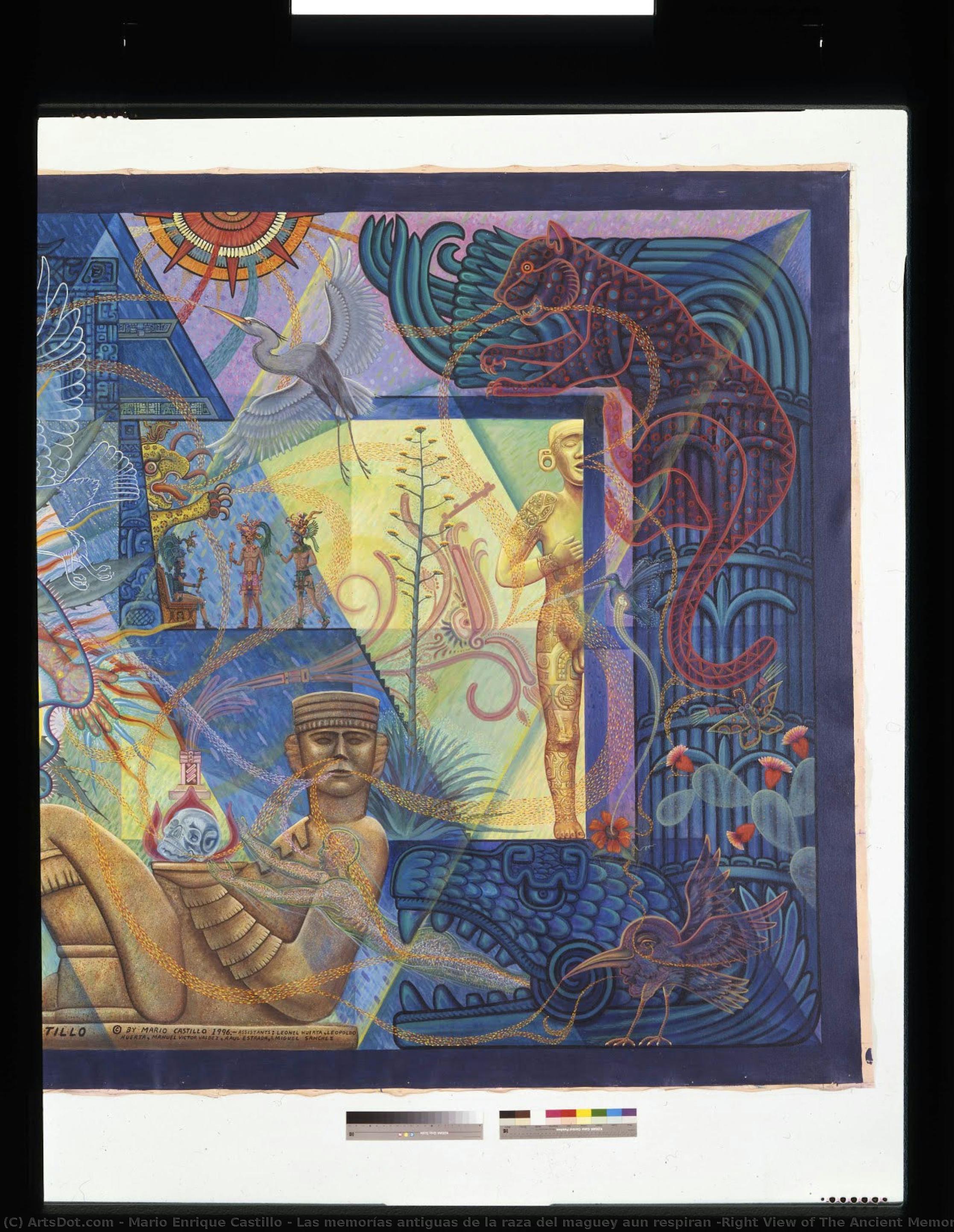 Las Memorías Antiguas De La Raza Del Maguey Aun Respiran (right View Of The Ancient Memories Of Mayahuel’s People Still Breathe) — Mario Enrique Castillo