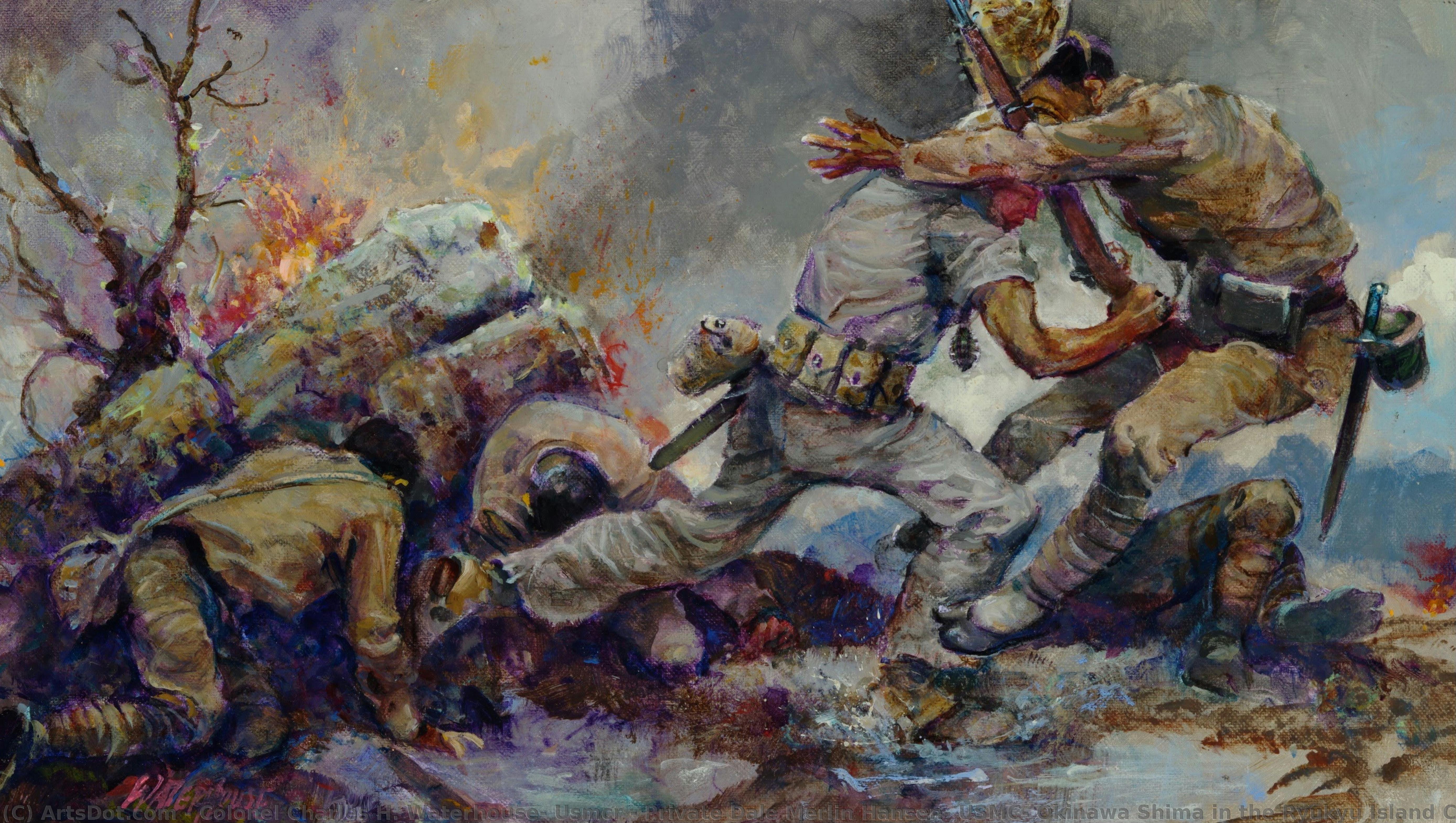 Private Dale Merlin Hansen, Usmc- Okinawa Shima In The Ryukyu Island Chain — Pukovnik Čarls H. Vaterhaus, Usmcr