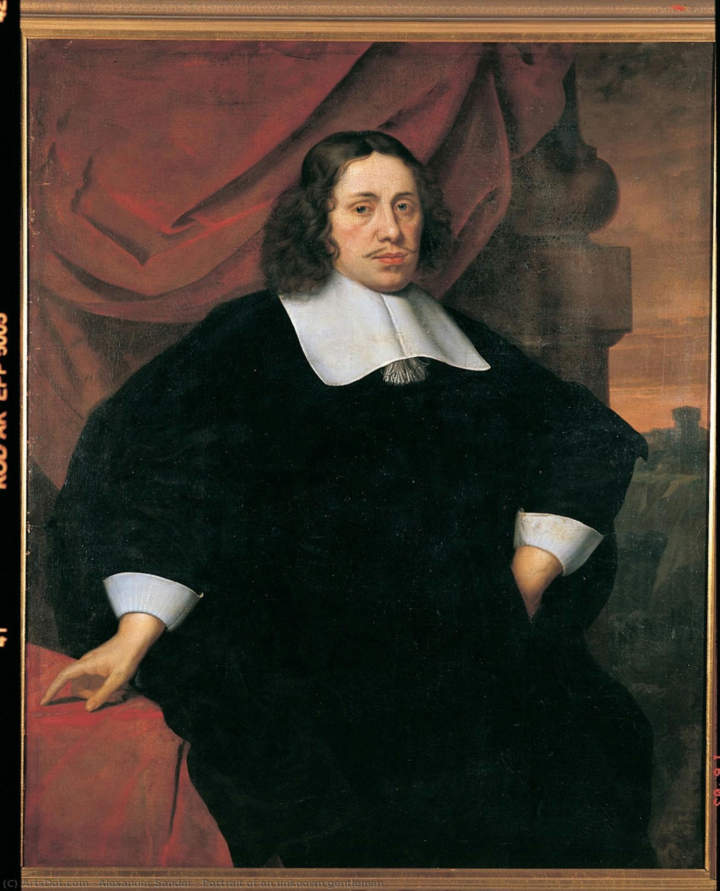 Portrait Of An Unknown Gentleman — Alexander Sander