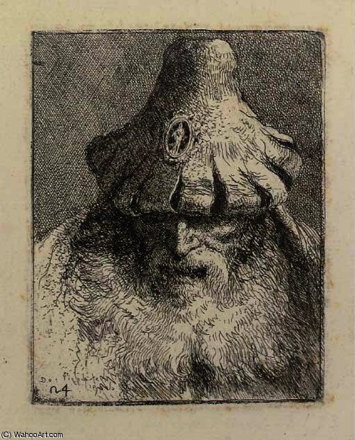 Old Man With Conical Hat — Giambattista Tiepolo