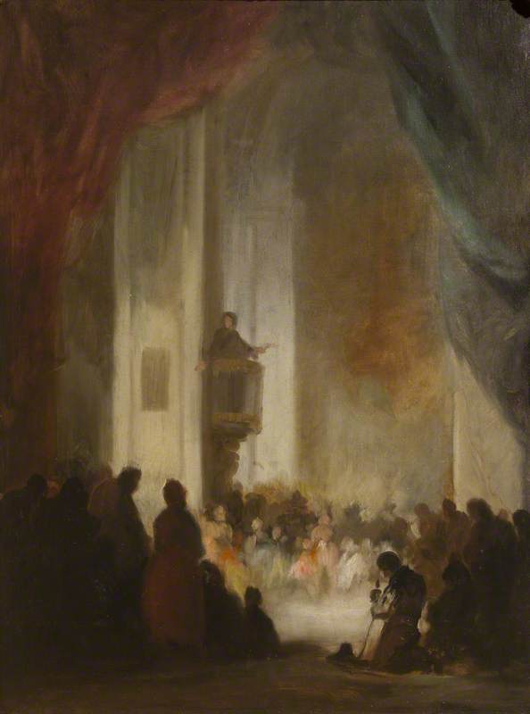 The Sermon — Eugenio Lucas Y Padilla (eugenio Lucas Velázquez)