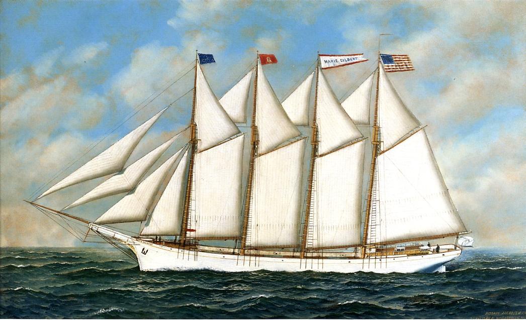 Schooner Marie Gilbert'''' — Antonio Nicolo Gasparo Jacobsen