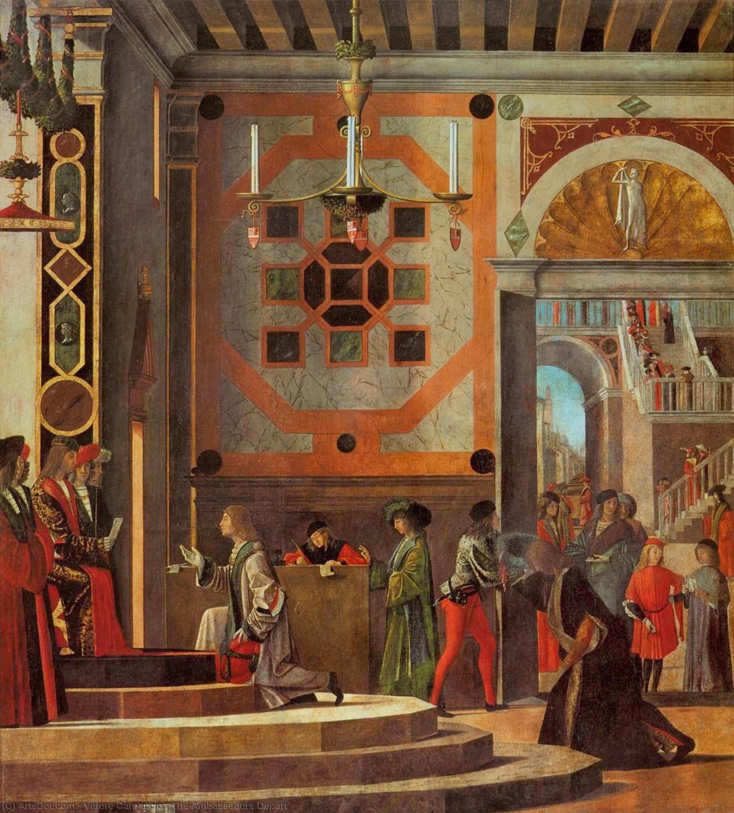Der Abschied Der Gesandten — Vittore Carpaccio