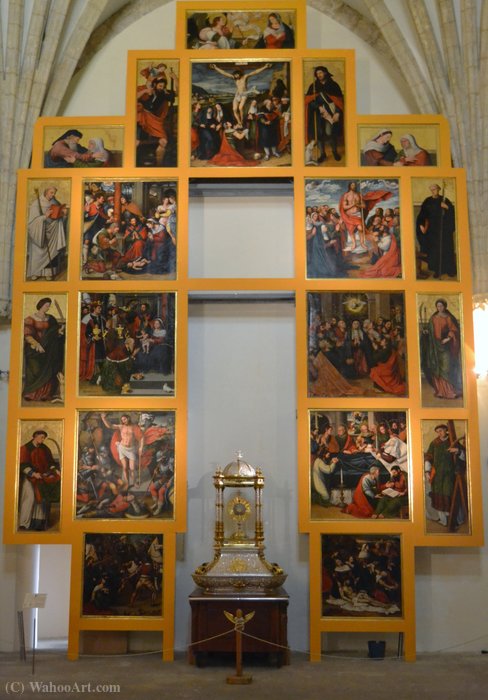 Altarpiece Of The Life Of Christ And The Virgin Mary, A Former Altarpiece Cathedral Sogorb — Vicente Masip