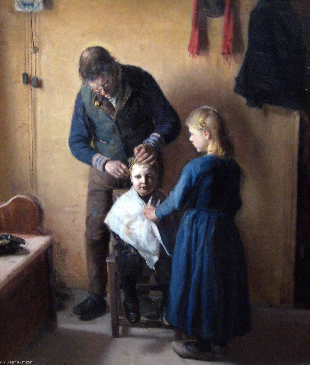 Hos Hårskæreren English At The Hairdresser Polski U Fryzjera — Ana Kirstin Anher